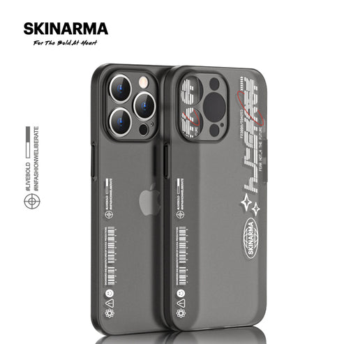 كڤر حماية Shimo من Skinarma نحيف ومتين 0.6 مم من البولي كربونات لهاتف iPhone 14 Pro | أسود كڤر حماية Shimo من Skinarma نحيف ومتين 0.6 مم من البولي كربونات لهاتف iPhone 14 Pro | أسود